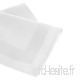 Damas Serviette de table édition Gastro rectangulaire blanc avec bordure Atlas de decohom Ete xtil – 6 x Serviette de Table 50 x 50 - B00AHUZD4Q